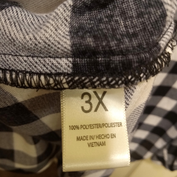 Urban Girl Junior Plus Size Checked Flannel Shirt - Picture 5 of 5